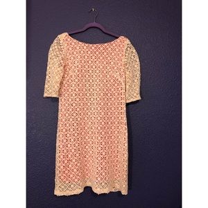 || Pink Crochet Dress ||